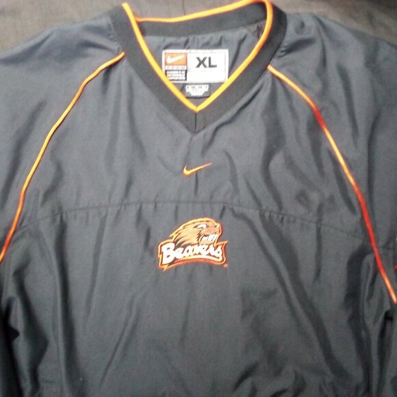 Vintage Nike Oregon State Beavers Pullover Windbreaker Jacket Mid Swoosh - Picture 1 of 6